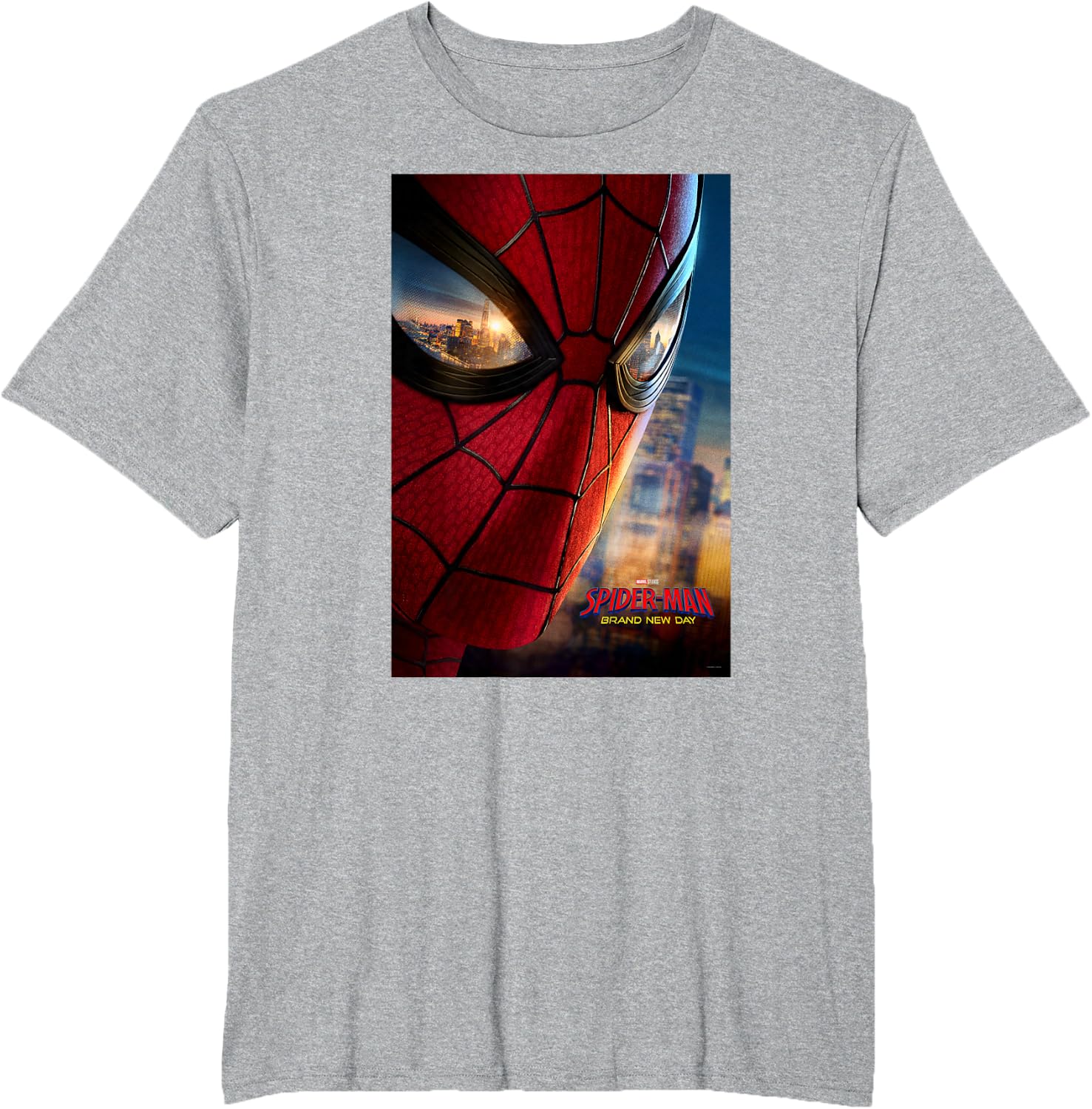 Marvel Studios Spider-Man BND Movie 2026 Mask Eyes Poster T-Shirt