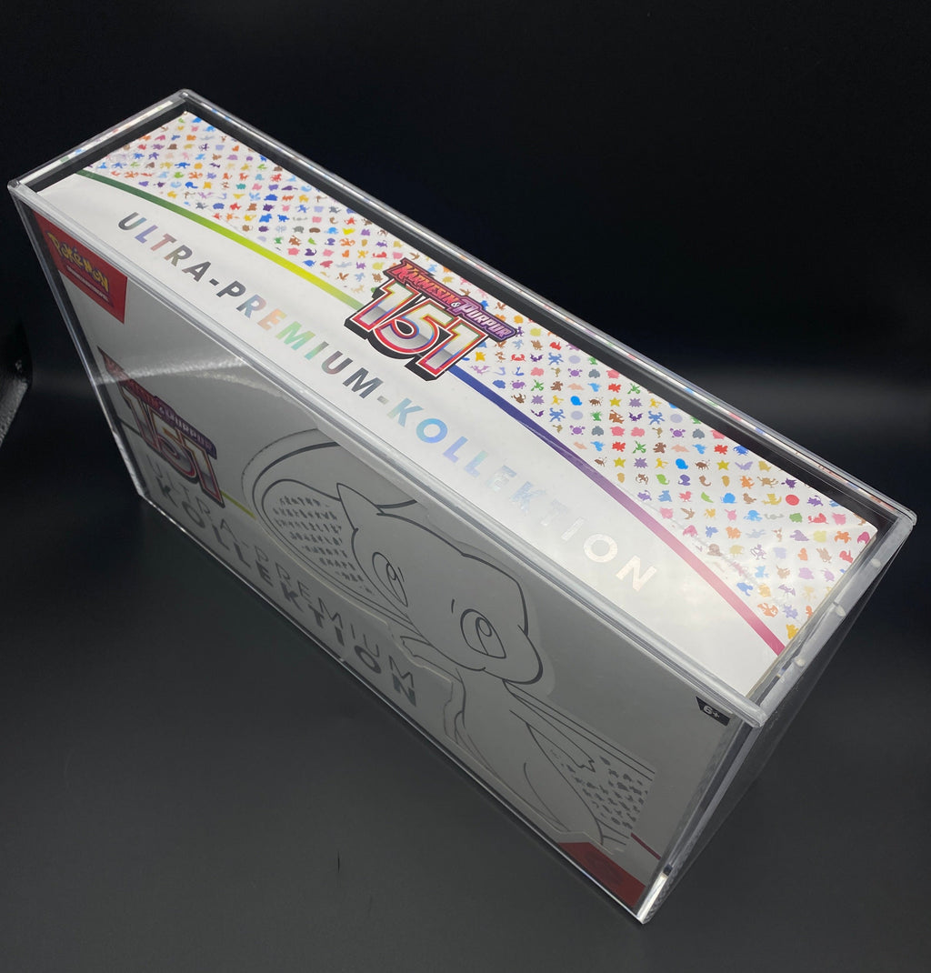 Premium Acrylcase für Mega Glurak X ex & 151 Ultra Premium Kollektion/UPC