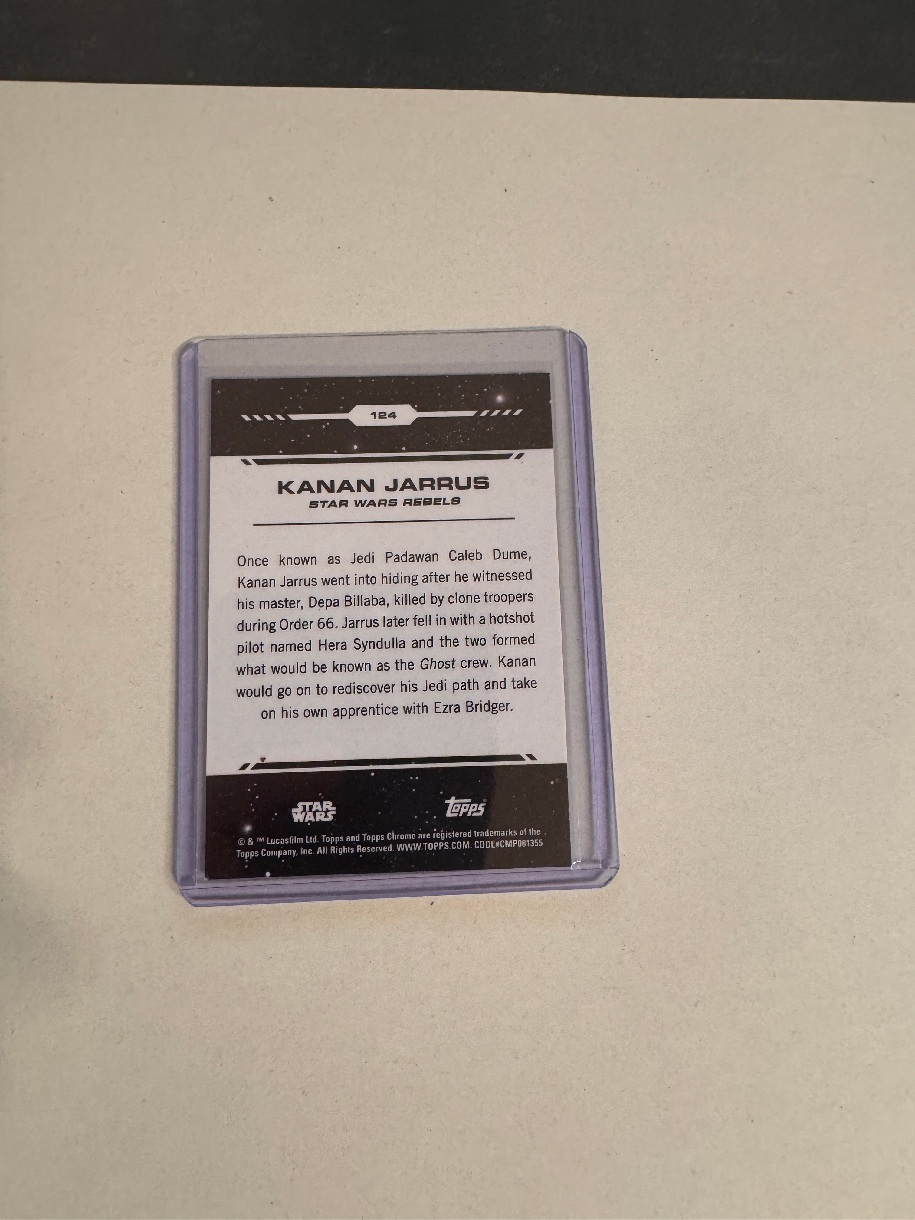 Kanan Jarrus | 2024 Topps Chrome Star Wars Rebels
