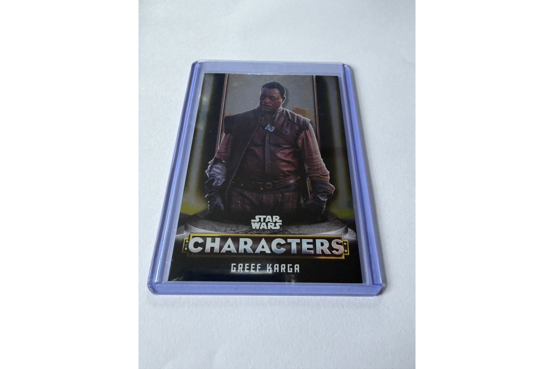 Star Wars Characters – Greef Karga – Goldener Rand – Rohkarte