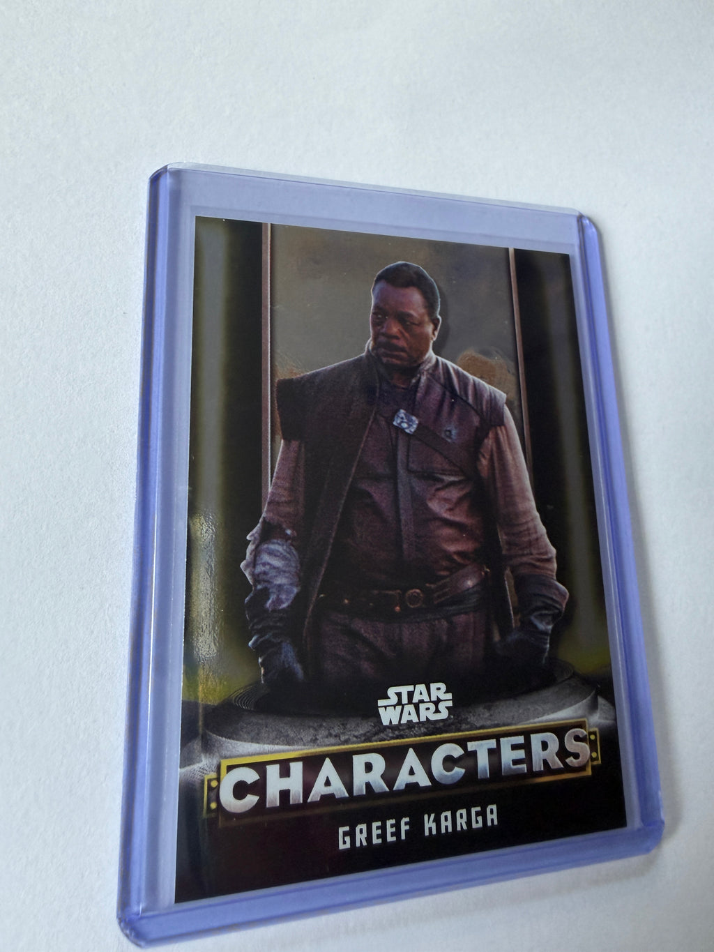 Star Wars Characters – Greef Karga – Goldener Rand – Rohkarte