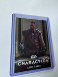 Star Wars Characters – Greef Karga – Goldener Rand – Rohkarte