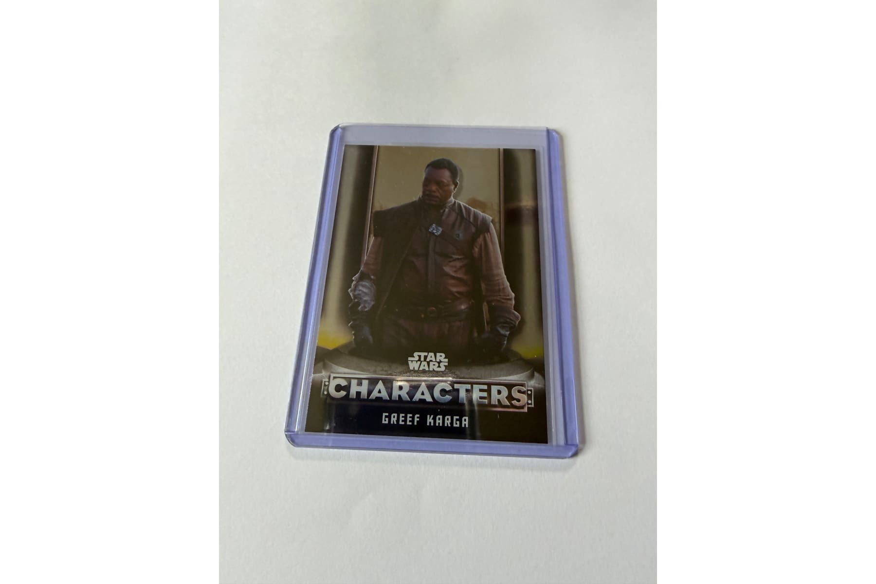 Star Wars Characters – Greef Karga – Graue Variante – Rohkarte