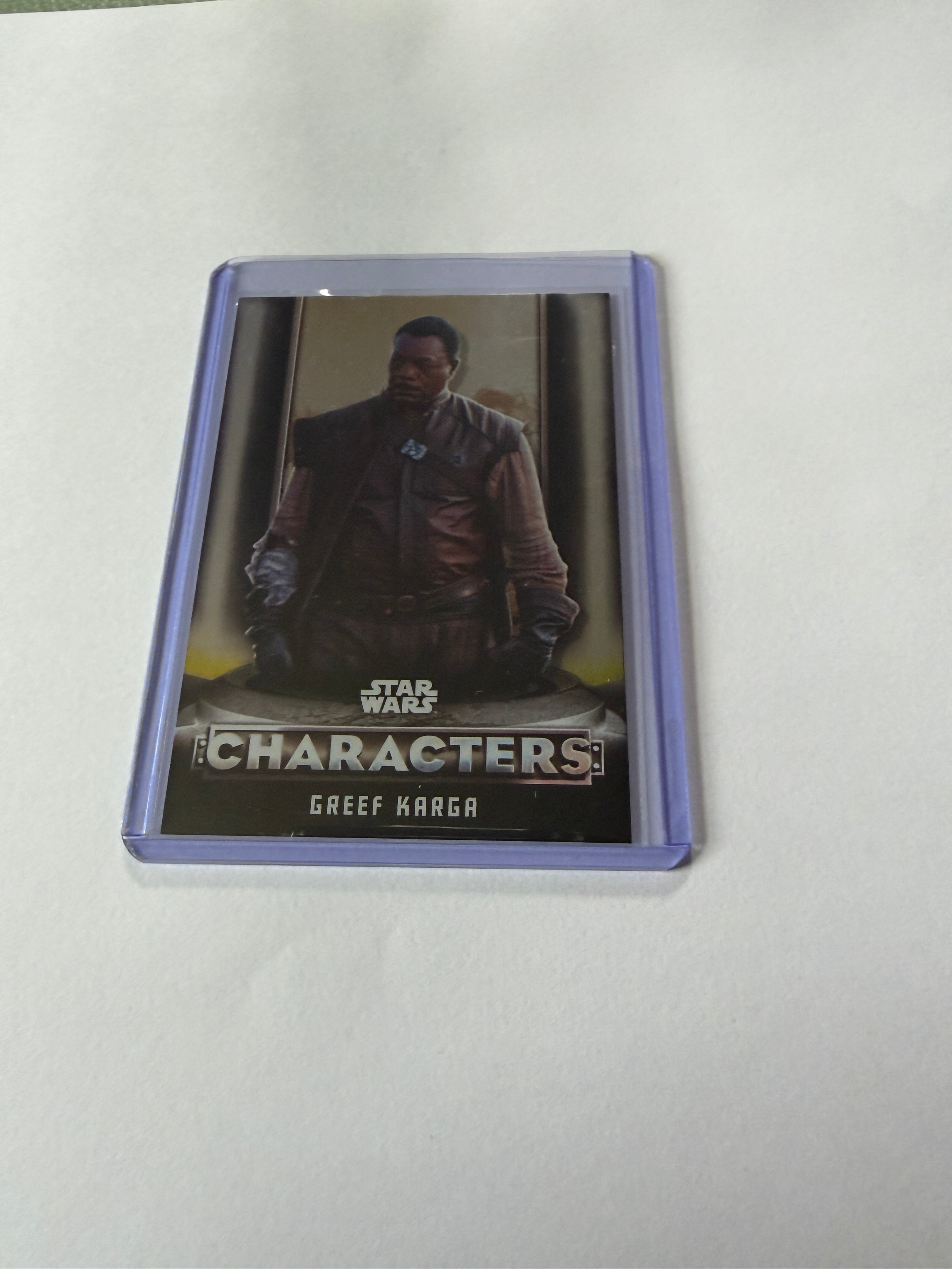 Star Wars Characters – Greef Karga – Graue Variante – Rohkarte