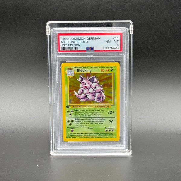 PREMIUM Acrylcase für PSA/CGC Karten inkl. Standfuß - PHANTOM CASE
