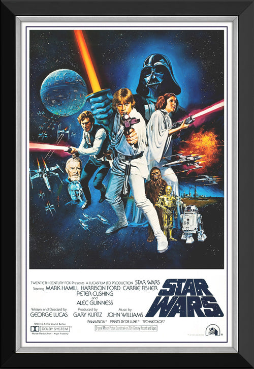 Star Wars Ep IV A New Hope Blasters Movie Poster