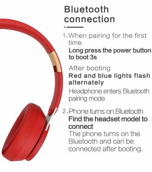 Dragon Wireless Bluetooth 5.0 Gaming-Headset mit TF-Kartensteckplatz